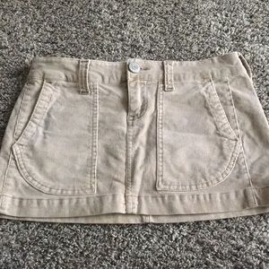 Corduroy Mini Skirt